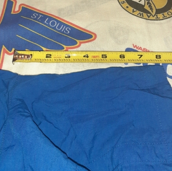 80s Starter Detroit Pistons Vintage Swim Shorts NBA Basketball - Picture 5 of 5